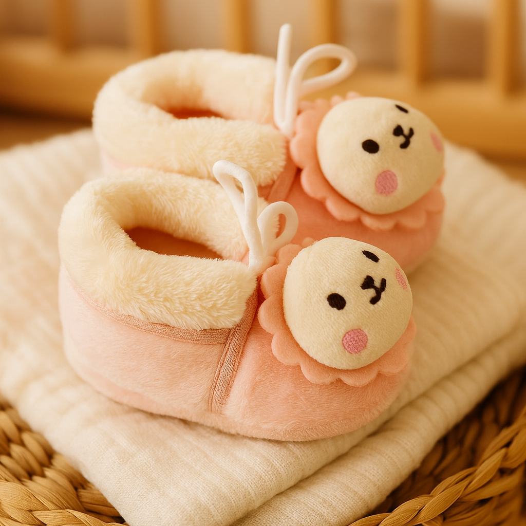 Newborn Baby shoes| Extra Soft Winter Baby Shoes | 0–6 Months
