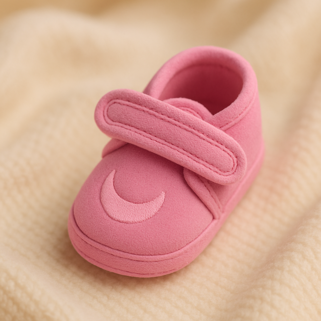 Newborn Baby shoes Pack of 3 pair | Soft Cotton Baby Shoes