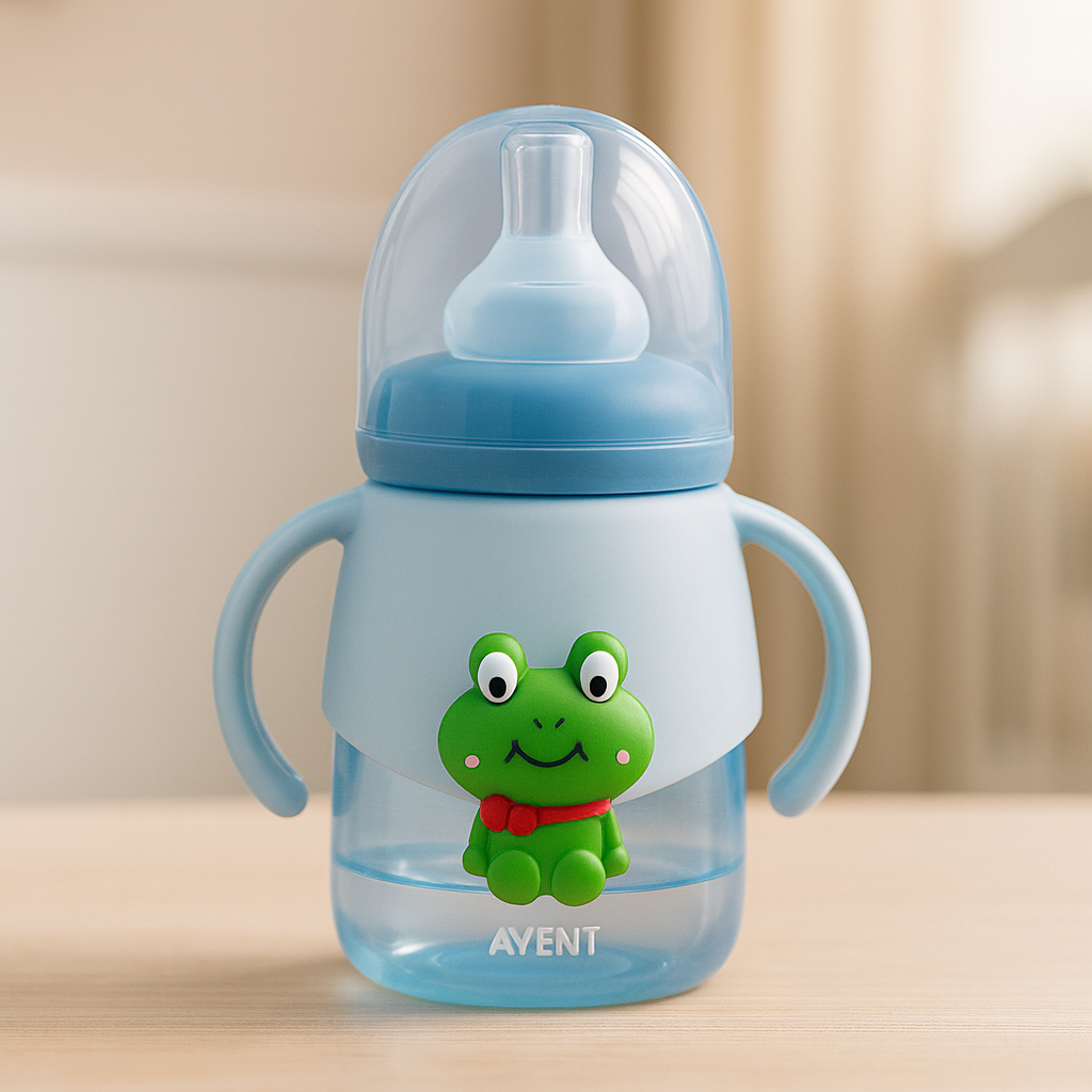 Baby feeder, Premium Baby Feeder Bottle with Handles – Anti-Colic, Leak-Proof, BPA-Free
