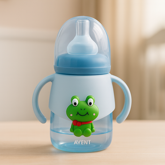 Baby feeder, Premium Baby Feeder Bottle with Handles – Anti-Colic, Leak-Proof, BPA-Free