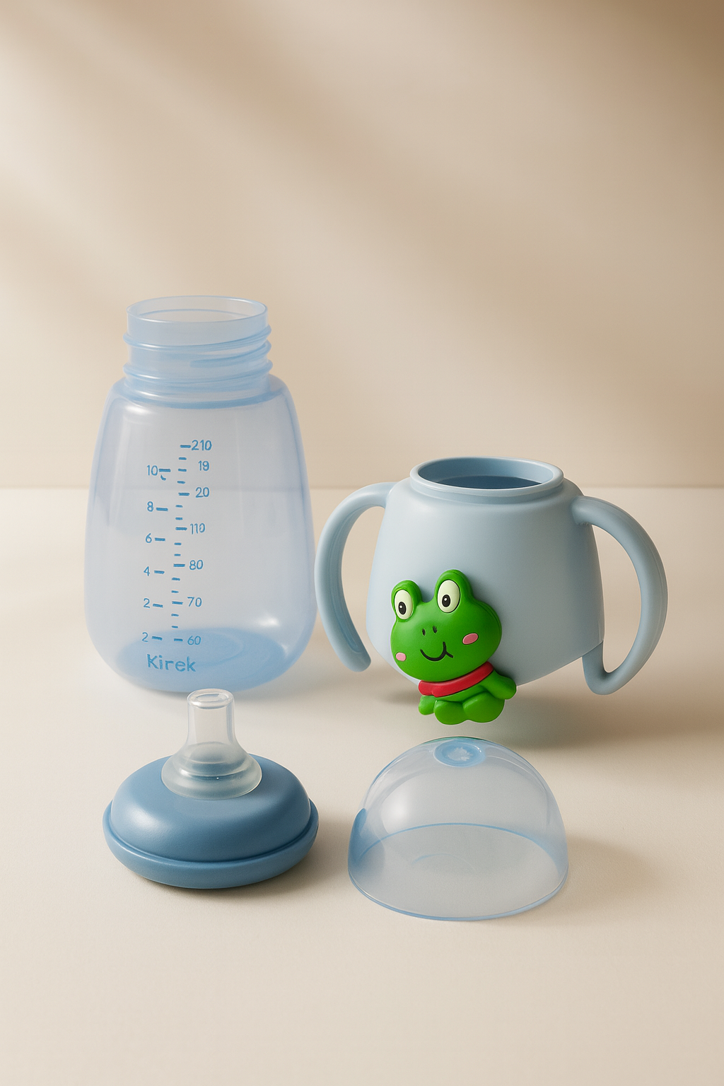Baby feeder, Premium Baby Feeder Bottle with Handles – Anti-Colic, Leak-Proof, BPA-Free