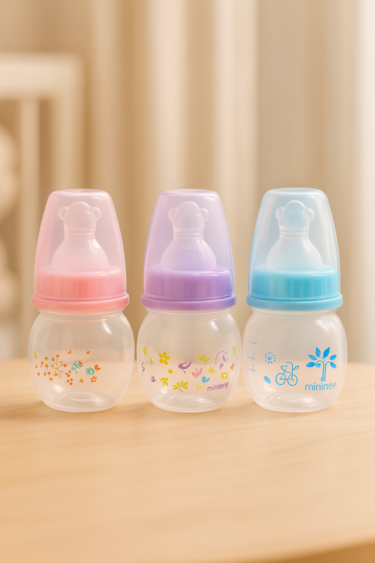 Baby feeder Pack of 3, Premium Baby Feeder Bottle with Handles – Anti-Colic, Leak-Proof, BPA-Free