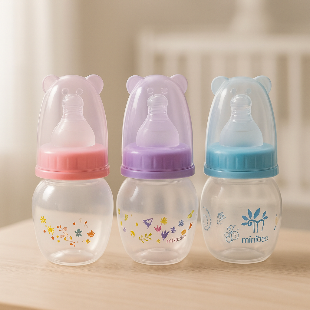 Baby feeder Pack of 3, Premium Baby Feeder Bottle with Handles – Anti-Colic, Leak-Proof, BPA-Free