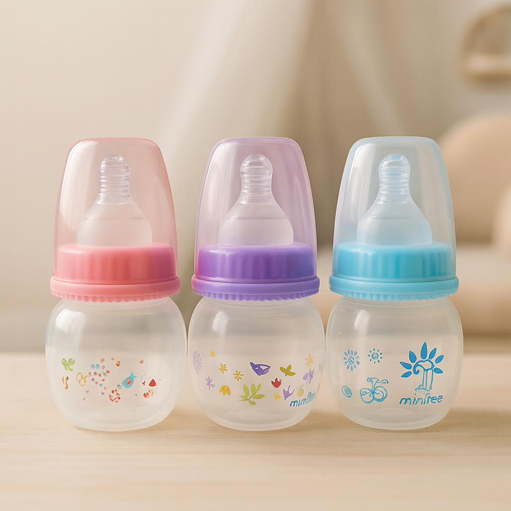 Baby feeder Pack of 3, Premium Baby Feeder Bottle with Handles – Anti-Colic, Leak-Proof, BPA-Free