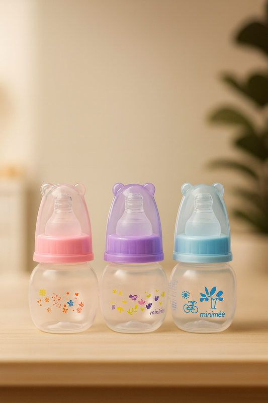 Baby feeder Pack of 3, Premium Baby Feeder Bottle with Handles – Anti-Colic, Leak-Proof, BPA-Free