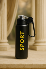 SportPro™ Insulated Water Bottle – Matte Black Edition