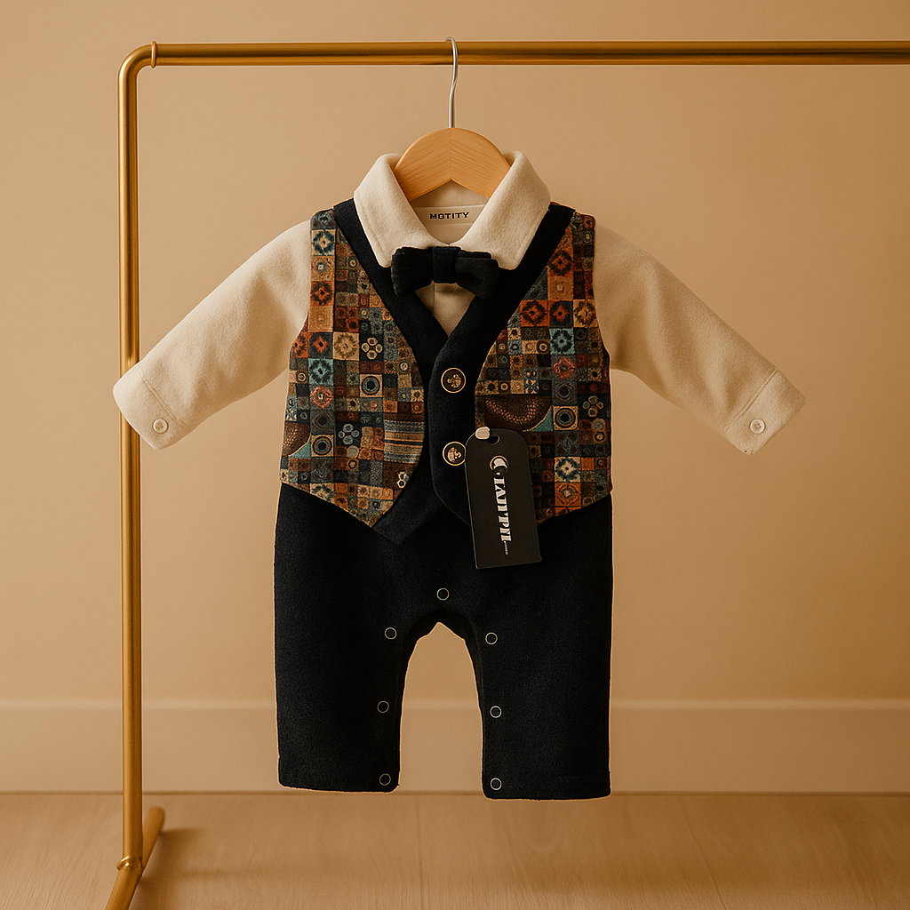 Baby Fit Premium Winter Romper – Soft, Warm & Formal Suit for Babies