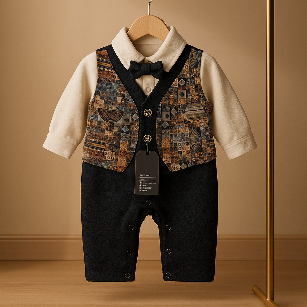 Baby Fit Premium Winter Romper – Soft, Warm & Formal Suit for Babies