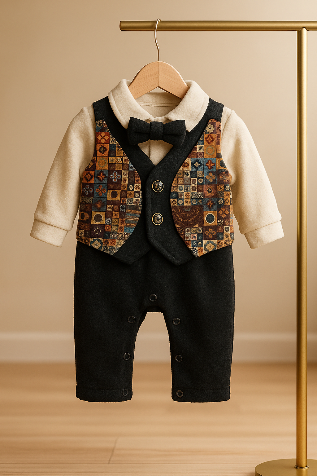 Baby Fit Premium Winter Romper – Soft, Warm & Formal Suit for Babies