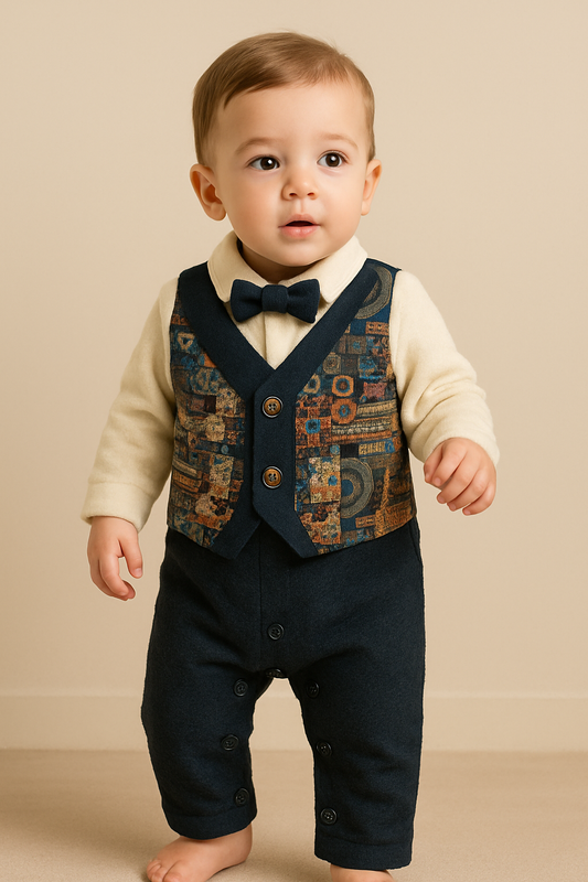 Baby Fit Premium Winter Romper – Soft, Warm & Formal Suit for Babies