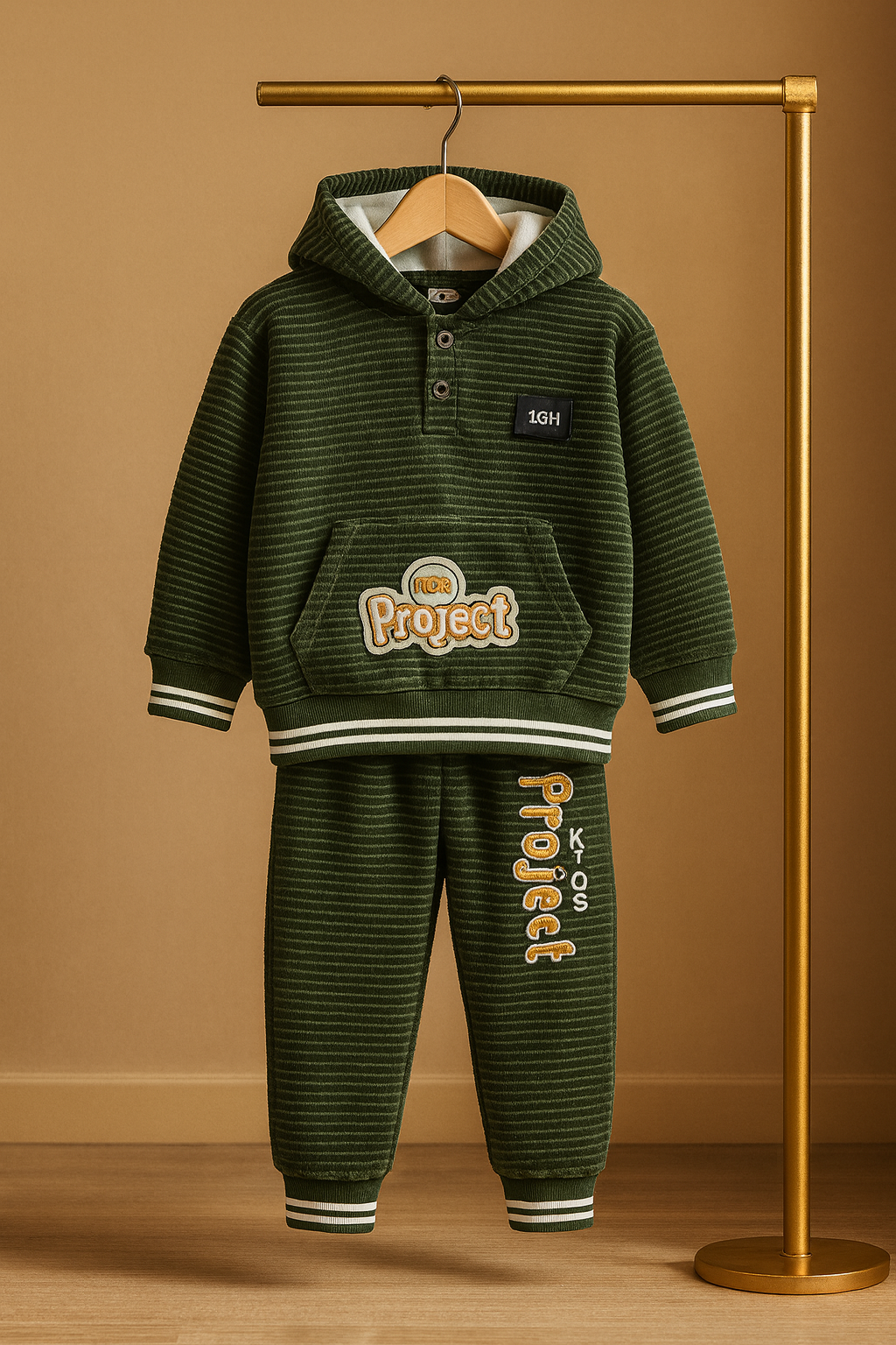 Kids “Project” Winter Tracksuit Set – Warm & Stylish Comfort