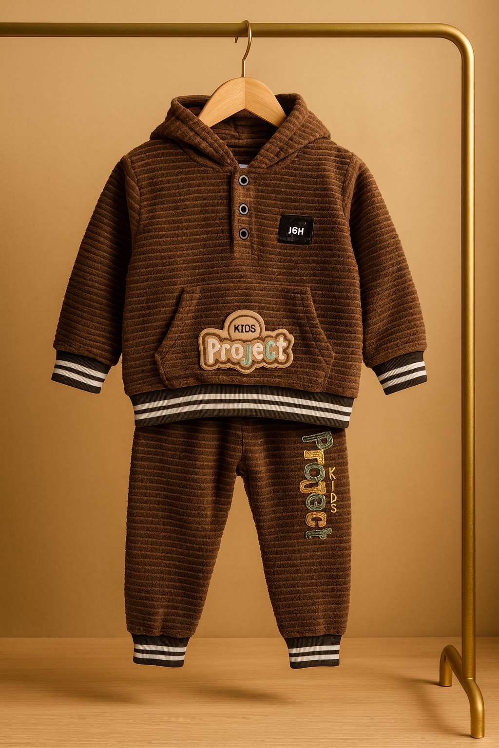 Kids “Project” Winter Tracksuit Set – Warm & Stylish Comfort