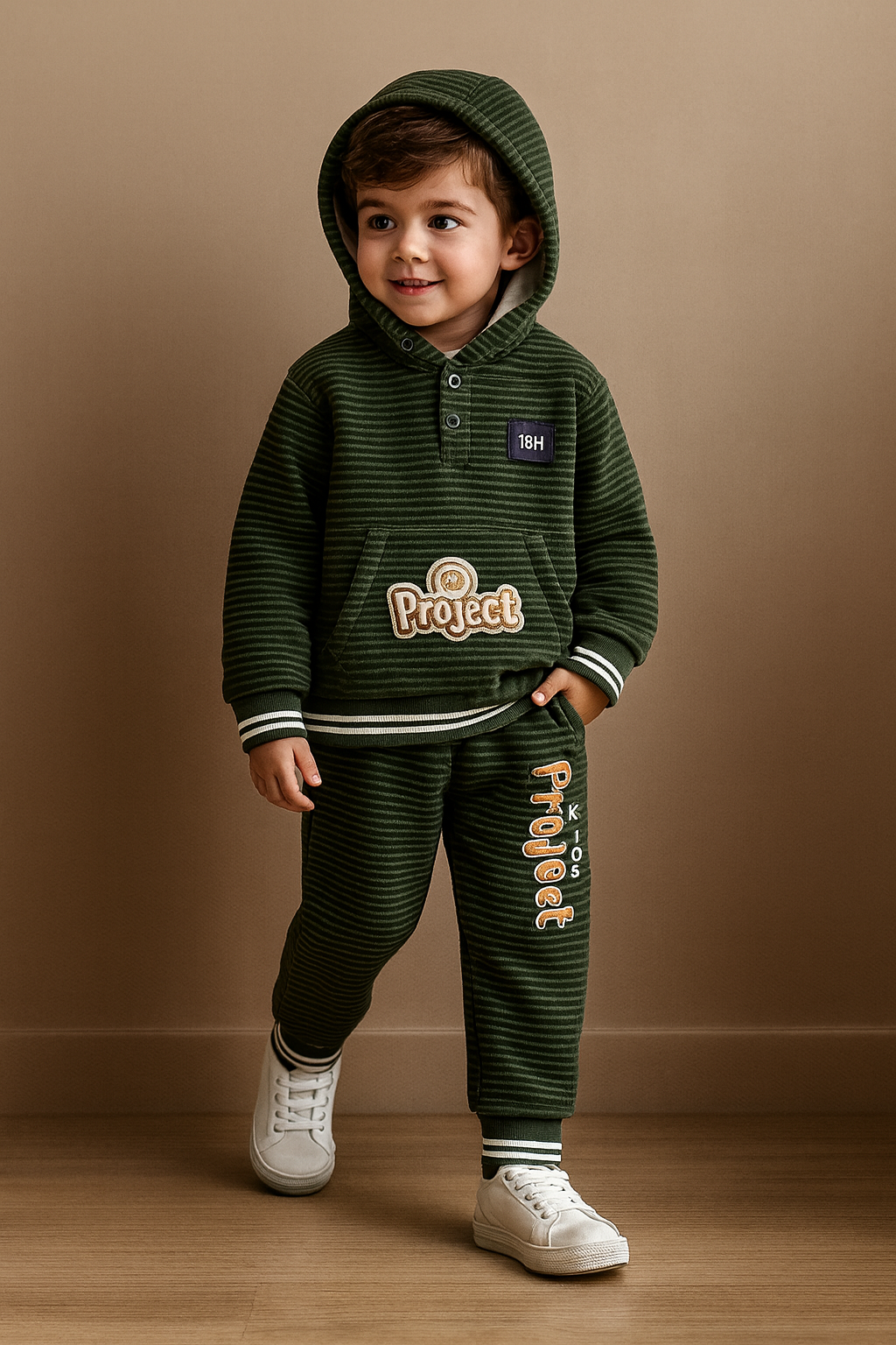 Kids “Project” Winter Tracksuit Set – Warm & Stylish Comfort