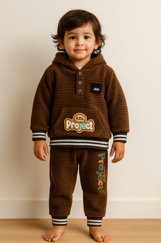 Kids “Project” Winter Tracksuit Set – Warm & Stylish Comfort