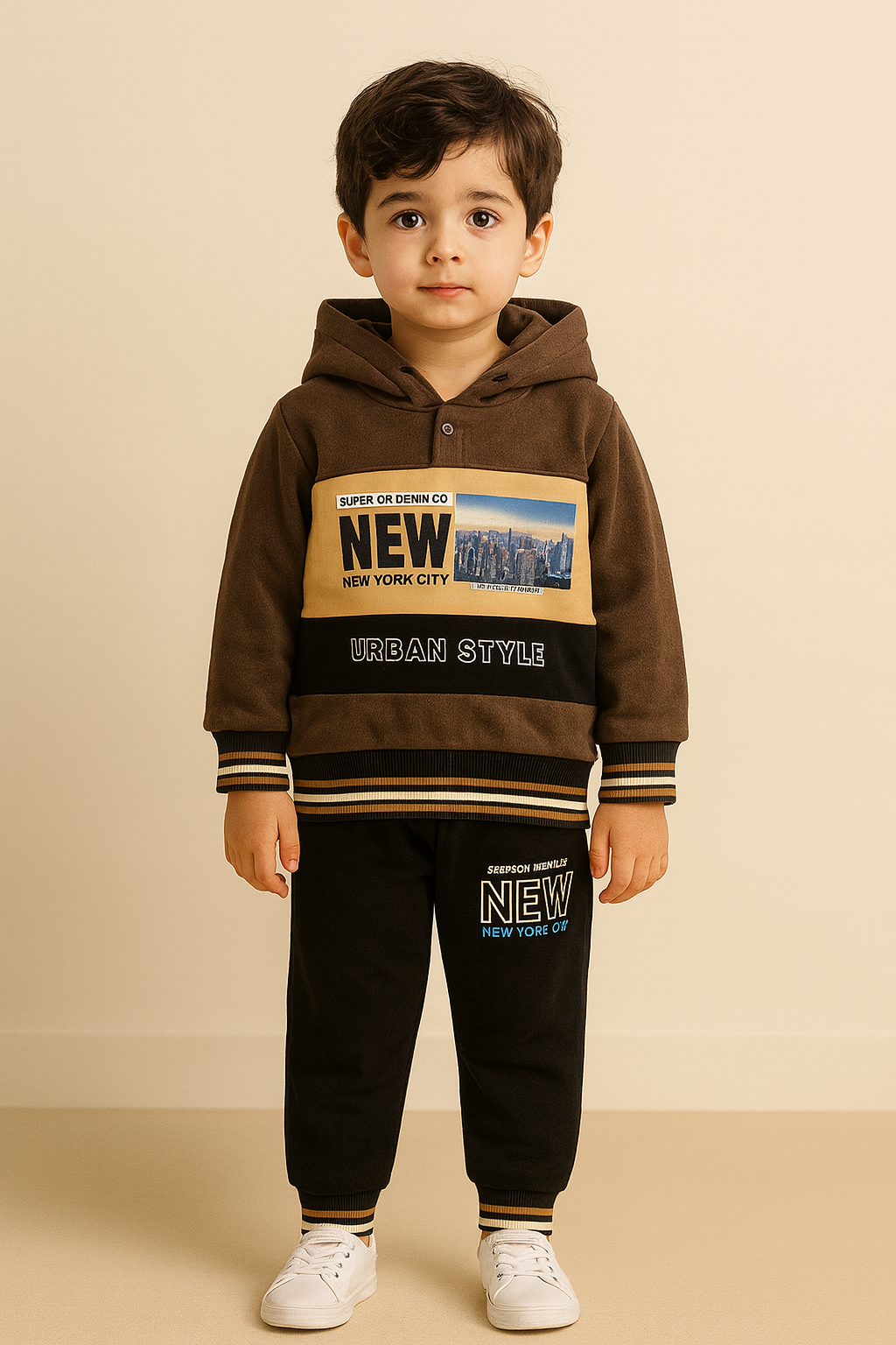 New York Urban Style Kids Winter Suit – Soft, Warm & Trendy