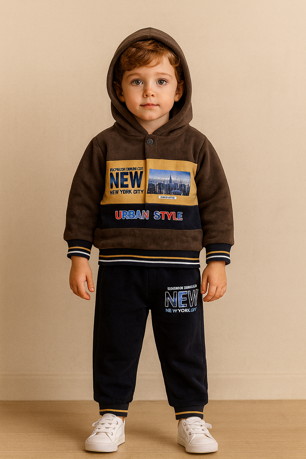 New York Urban Style Kids Winter Suit – Soft, Warm & Trendy