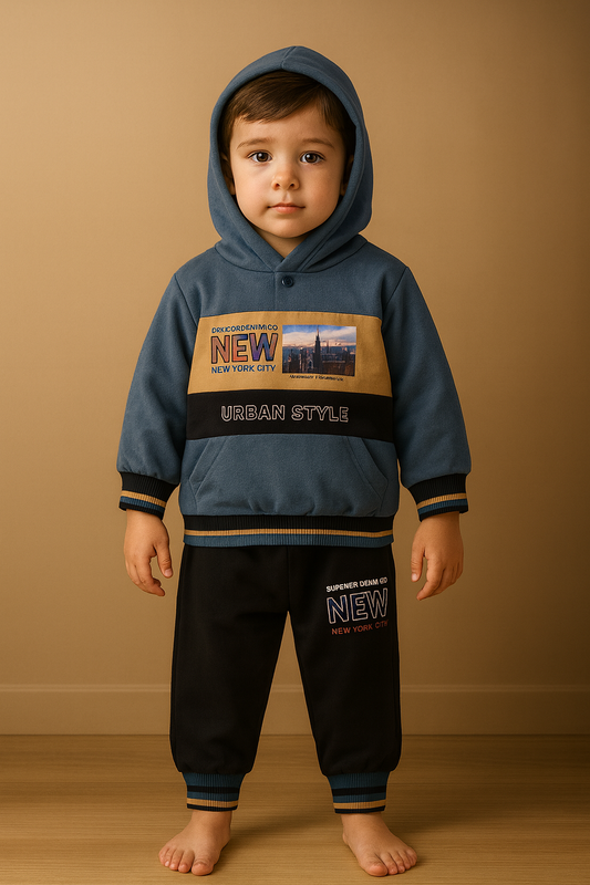 New York Urban Style Kids Winter Suit – Soft, Warm & Trendy