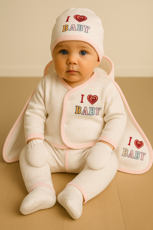 I Love Baby Newborn Suit – Super Soft & Adorable Essentials
