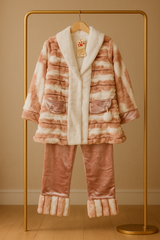 Premium Faux Fur Winter Set – Ultra Soft Jacket & Pants for Girls