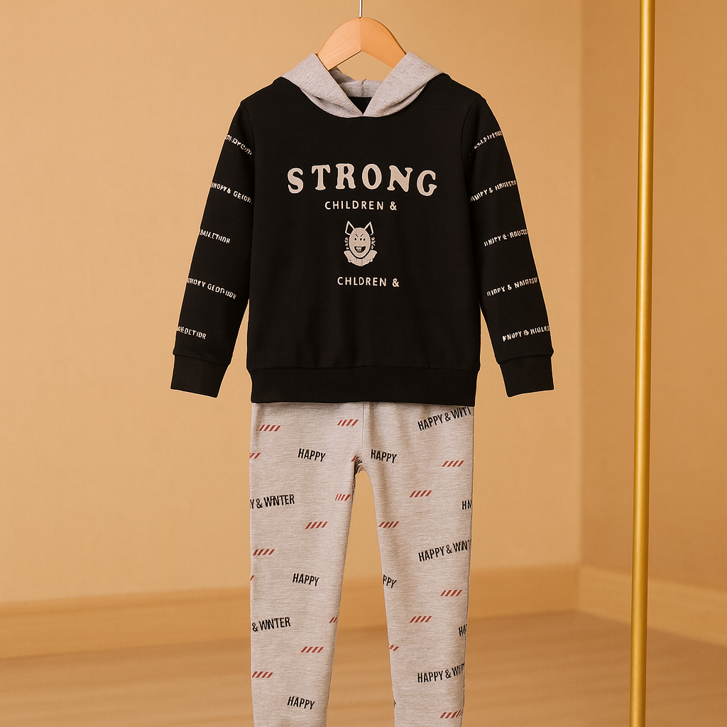 Winter Hoodie Set – Soft, Warm & Stylish for Little Champs