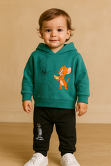Tom & Jerry Soft Mulaim Hoodie Set (2–3 Years)