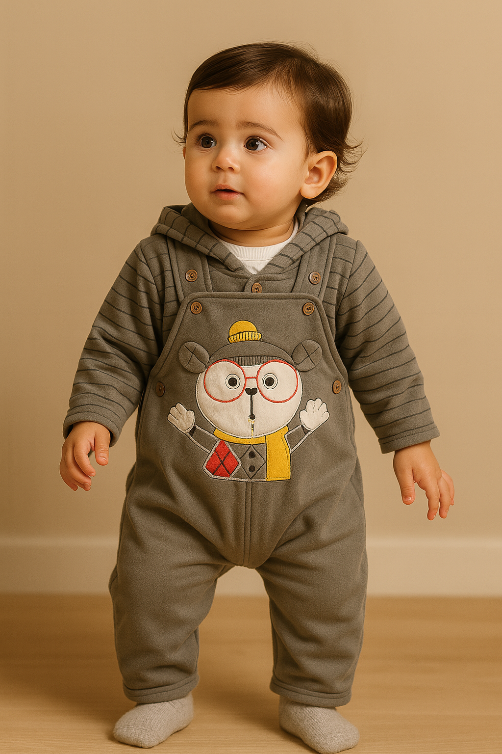 Baby Romper Cozy Cartoon Mulaim