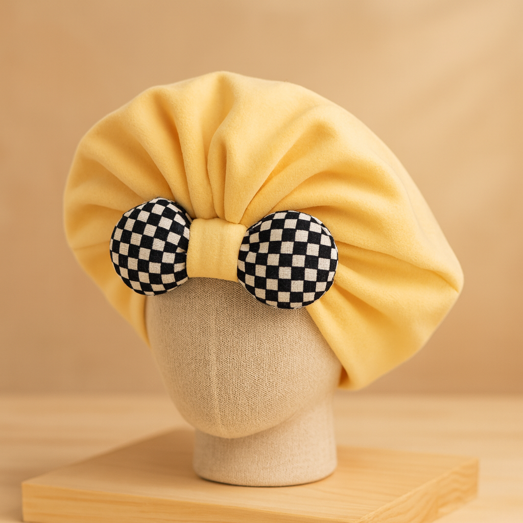 Pack of 3 Baby Cotton Turban Cap with Flower Design
