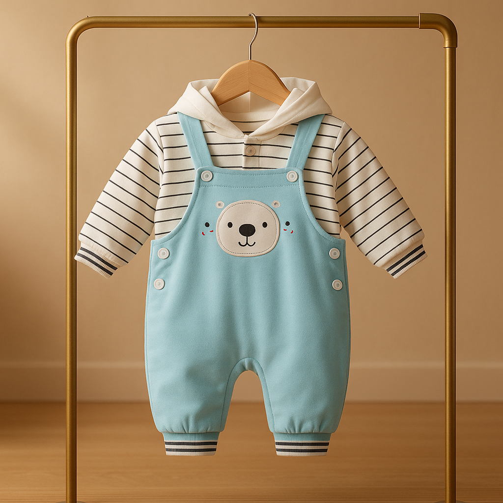 Bear Friend Dungaree Set