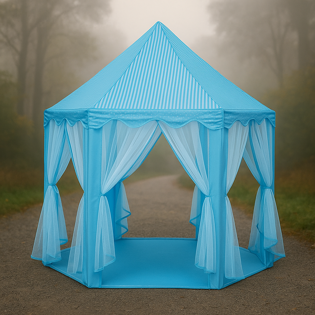 Princess & Cartoon Style Kids Play Tent – Foldable Indoor Playhouse for Boys & Girls (Multiple Colors)