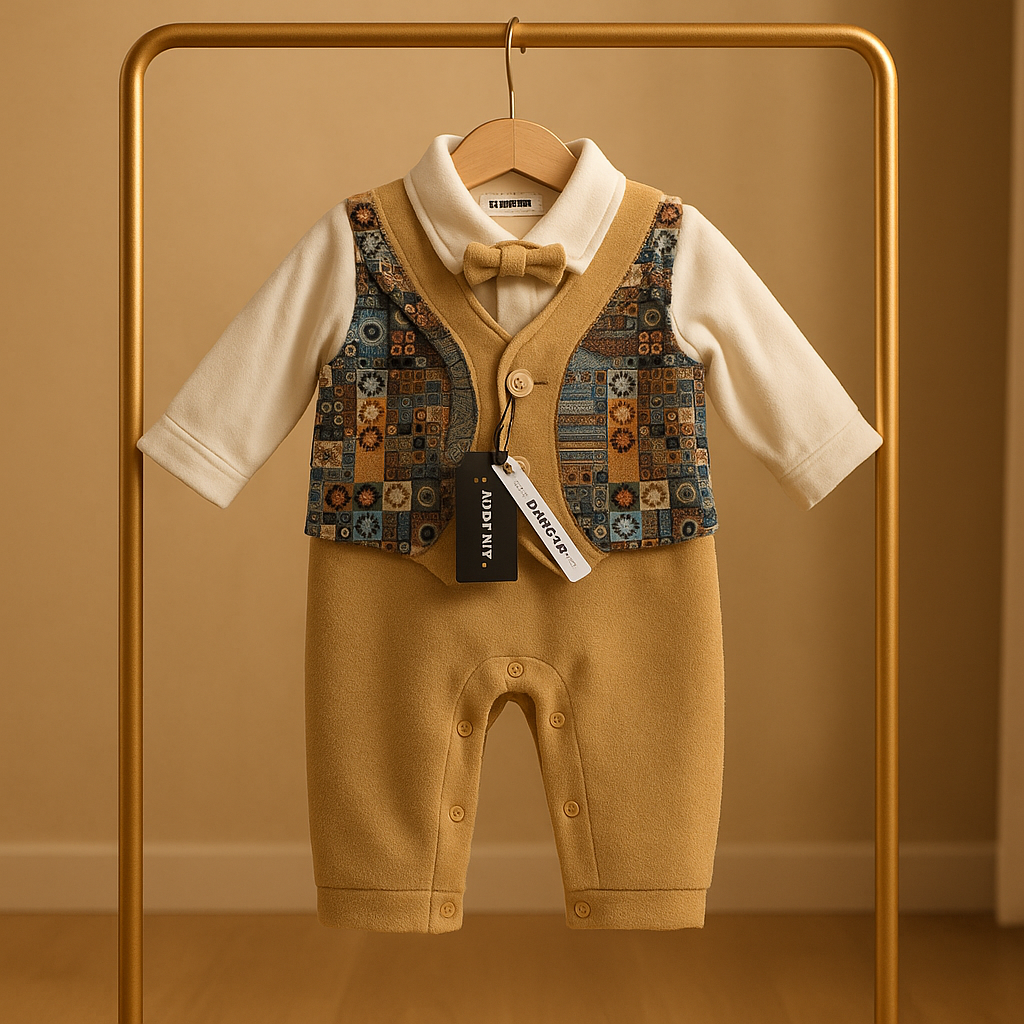 Baby Fit Premium Winter Romper – Soft, Warm & Formal Suit for Babies