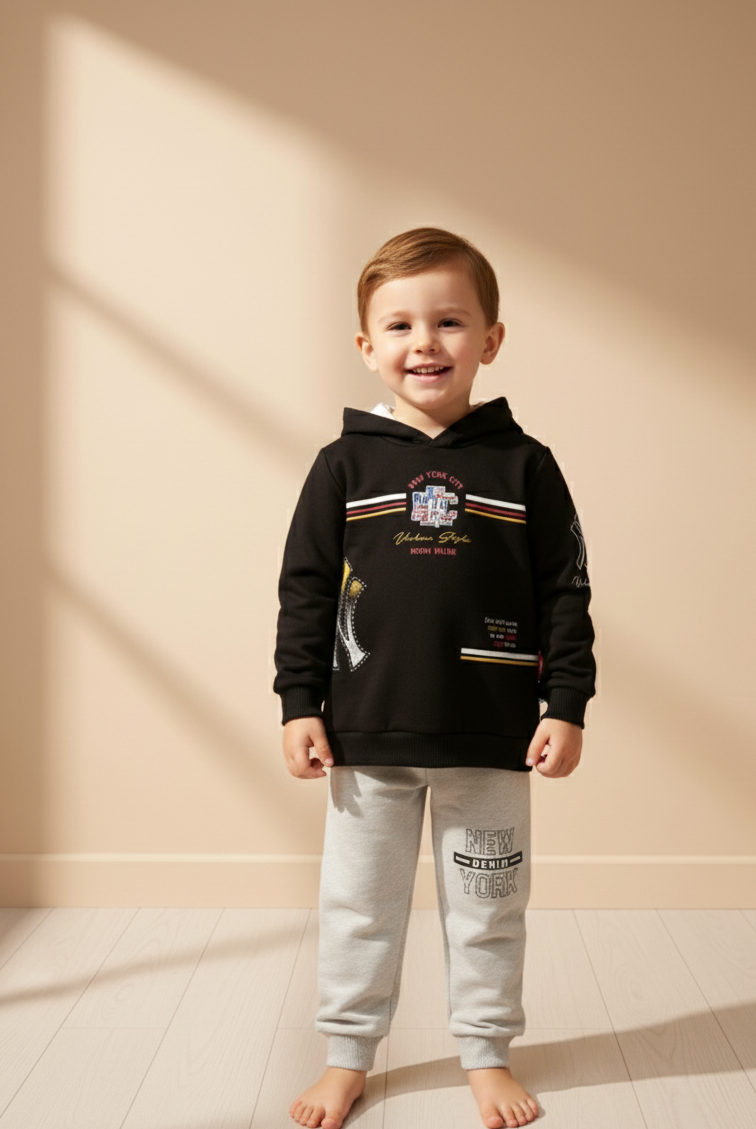 Winter Hoodie Set – Trendy, Warm