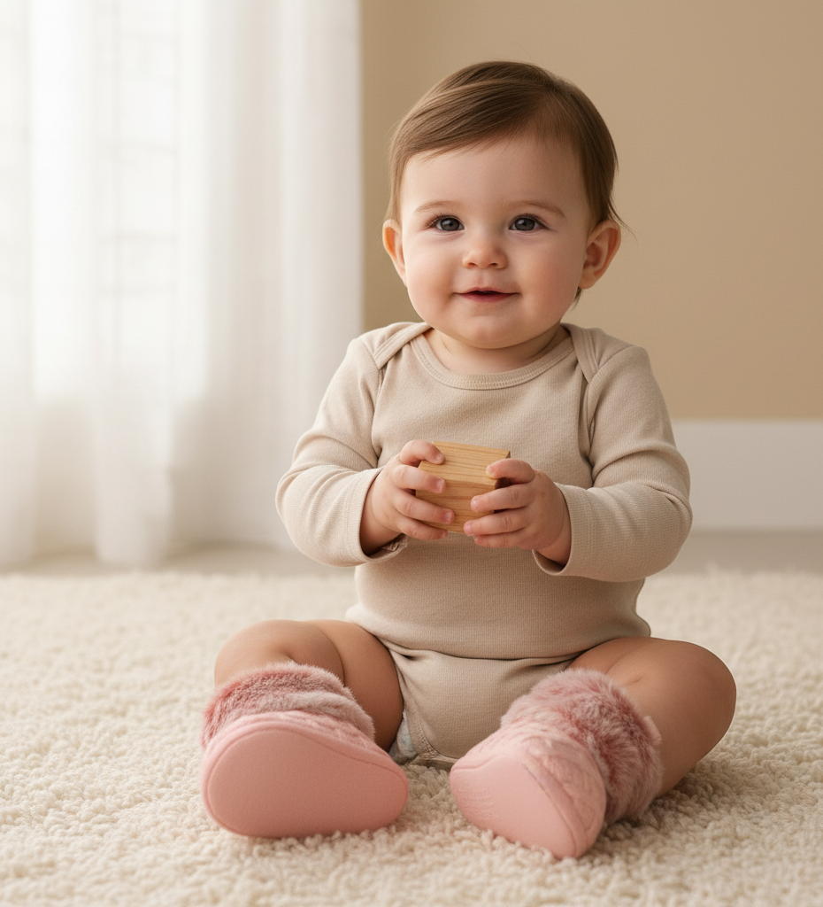 Baby Booties Pack of 2 – Warm fur Shoes