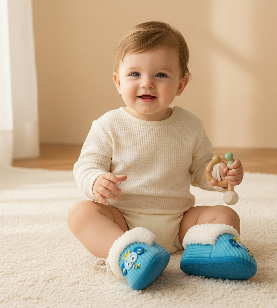 Pack of 2 Baby Winter Booties – Ultra Soft & Mulaim Warmth