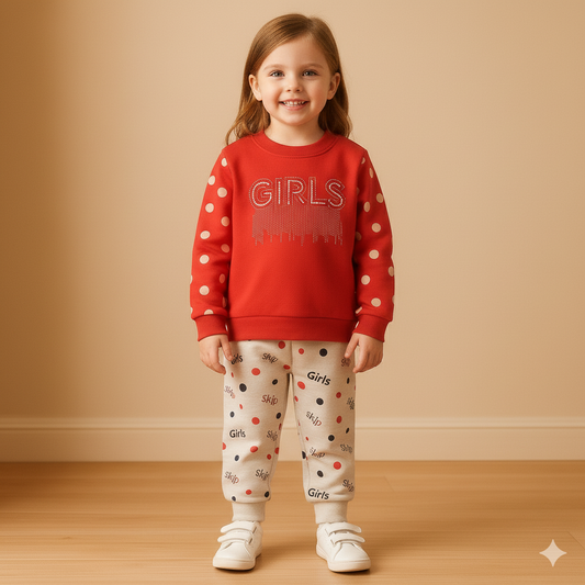 Girls Winter Set – Cozy, Cute & Playful Warmth