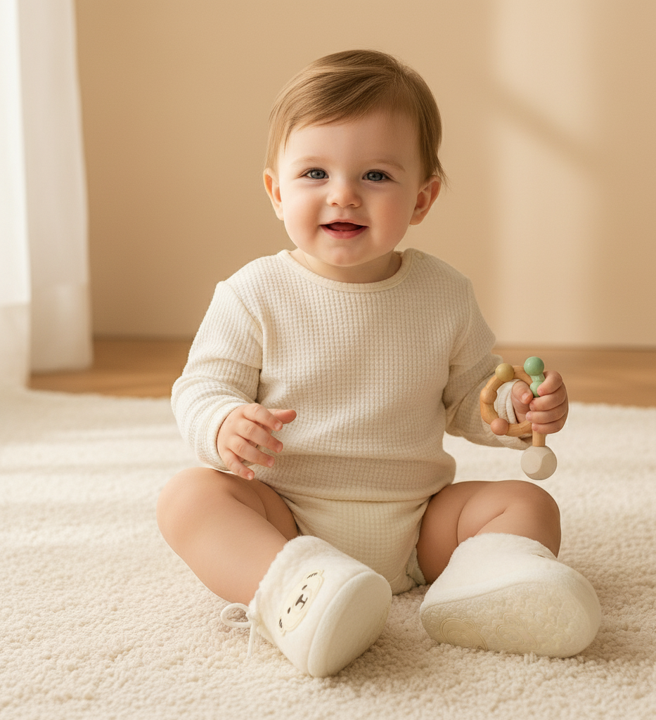 Pack of 2 Baby Winter Booties – Ultra Soft & Mulaim Warmth