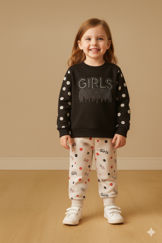 Girls Winter Set – Cozy, Cute & Playful Warmth