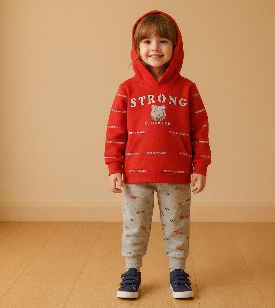 Winter Hoodie Set – Soft, Warm & Stylish for Little Champs