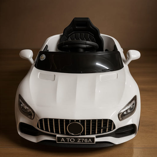 Luxury Kids Electric Ride-On Car – A TO Z76A Edition | Rechargeable with Realistic Steering & Lights