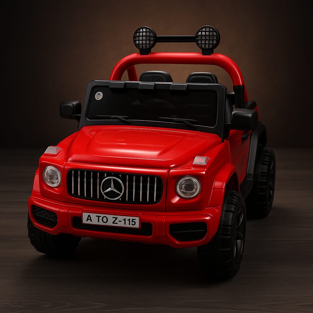 Kids Electric Ride-On Jeep – Mercedes G-Class Style | 12V Battery Car with LED Lights & Music