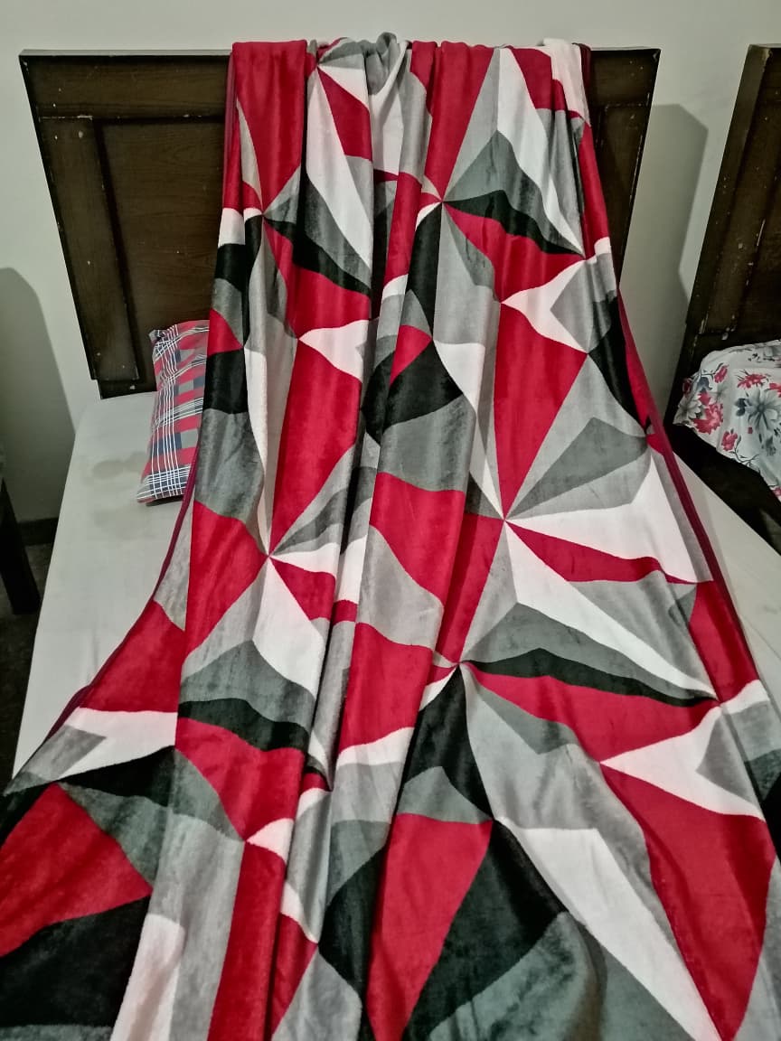 Single Bed AC Blanket Soft Fleece – Lightweight Cozy Blanket for Summer & Winter