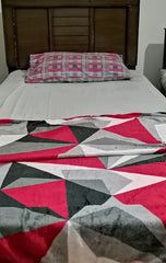 Single Bed AC Blanket Soft Fleece – Lightweight Cozy Blanket for Summer & Winter